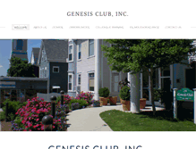 Tablet Screenshot of genesisclub.org